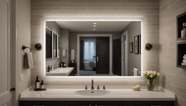 Miroir salle de bain : éclairez votre décor avec style