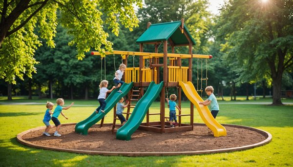 Découvrez l'univers des aires de jeux extérieur sécurisées